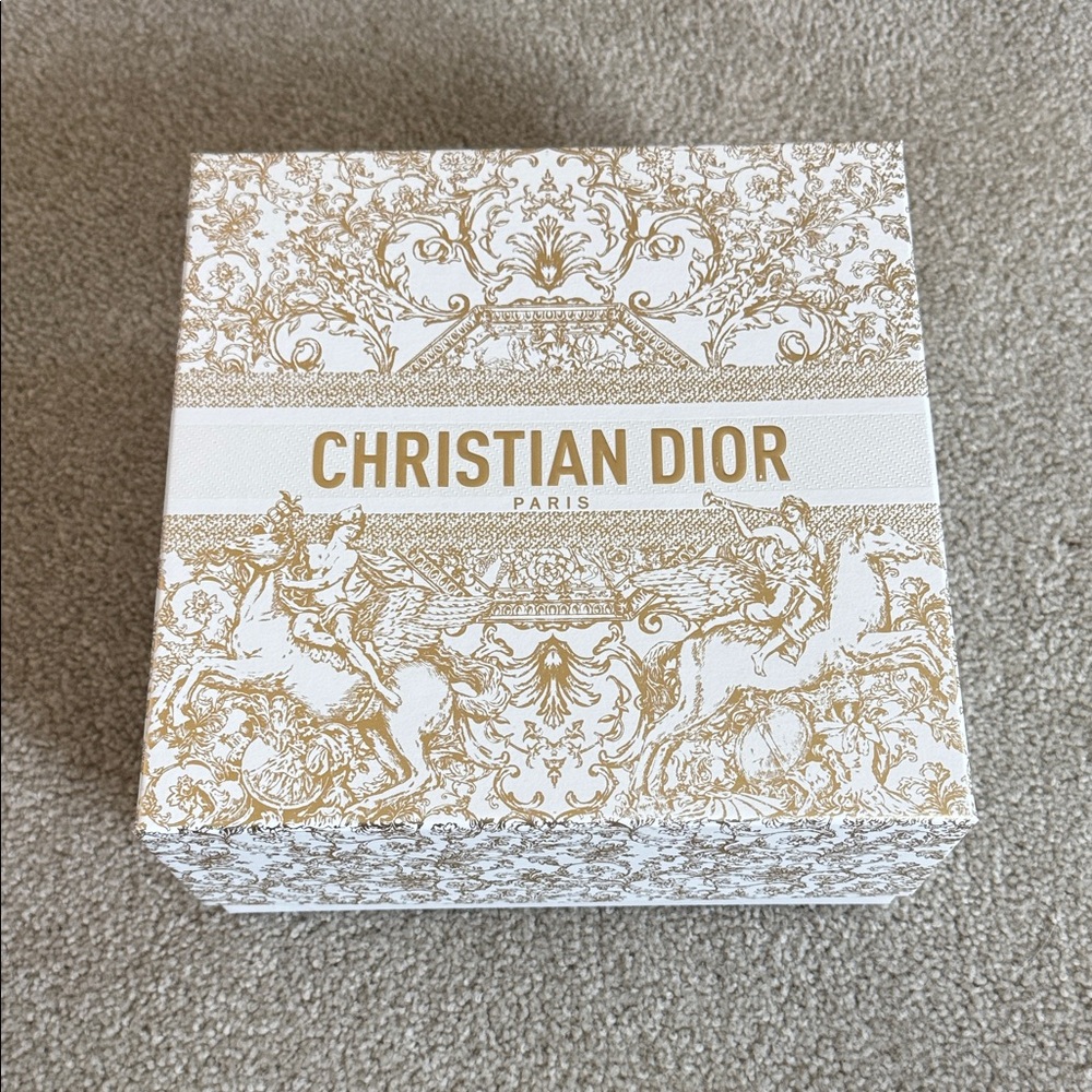 Dior Gold and White Gift Box